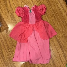 Princess Peach Super Mario Bros Girls Halloween Costume New Sizes 3-7 yrs