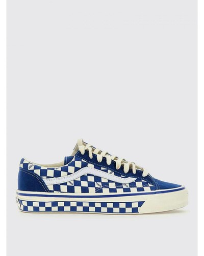 Vans Style 36 Checkerboard LowTop Sneakers Men Blue