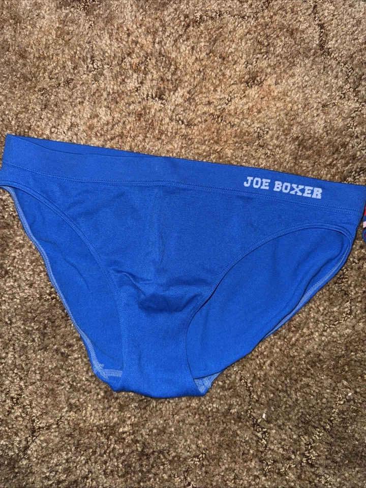Bragas de bikini Joe Boxer para mujer rojas y azules, paquete de 2 talla XL ¡Nuevas! Foto 3 de 4