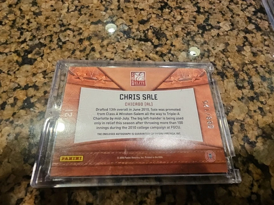 Donruss Elite 2010 edición extra venta Chris auto firmas privadas novato automático 88 Foto 2 de 2