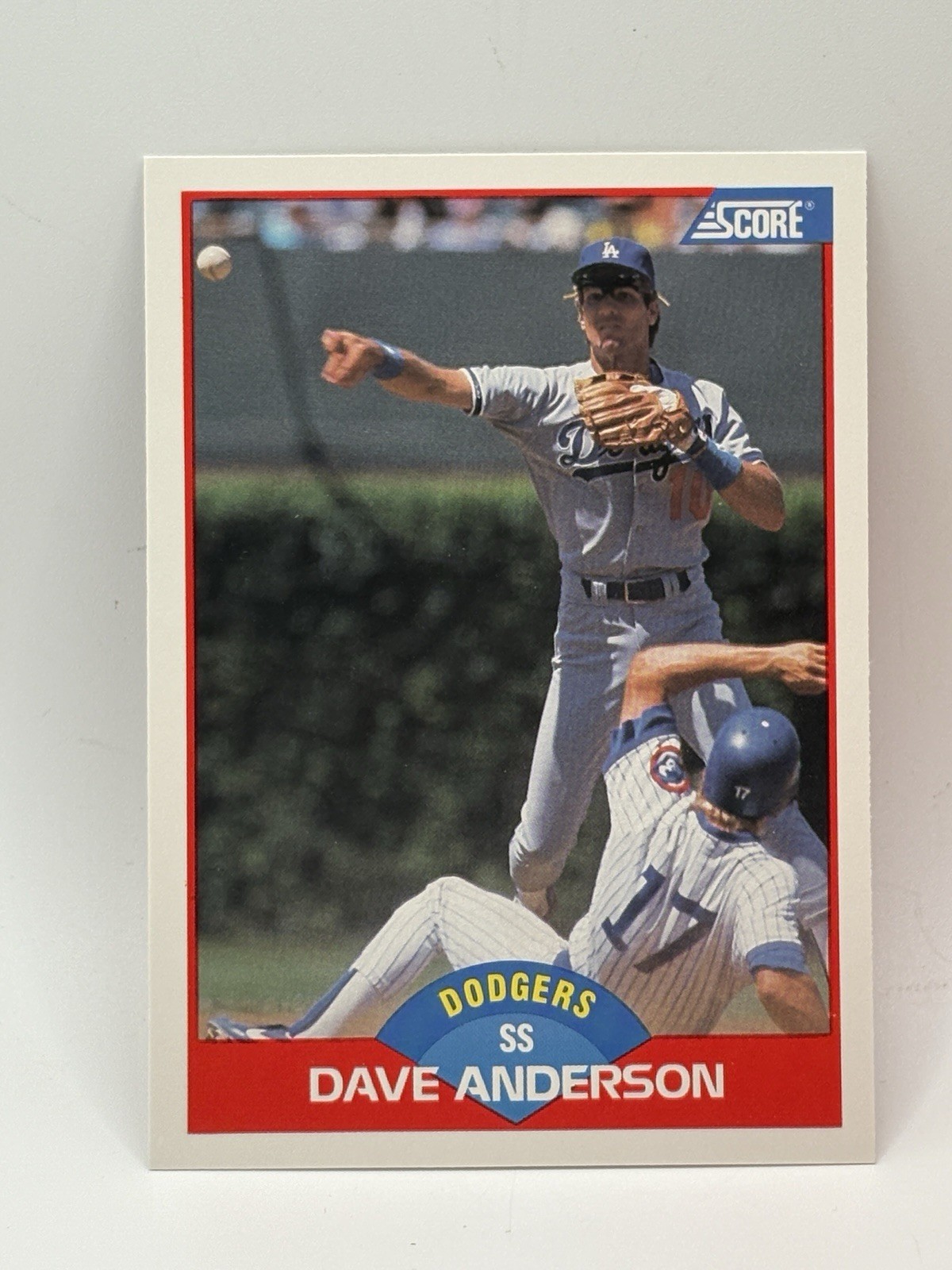 1989 Score Dave Anderson ss Los Angeles Dodgers #478