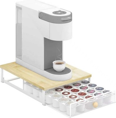 Coffee Pod Storage Drawer: Holds 35 K-Cup Pods Coffee Pod Organizer