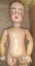 alte Puppe Biskuid Porzellankopfpuppe Jumeau 10 Form Antikpuppe 