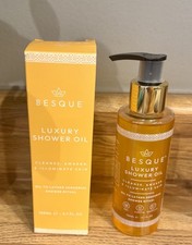 BESQUE LUXURY SHOWER OIL To Lather Sensorial Shower Ritual 150ML / 5.1 FL OZ NEW