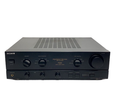 アンプ SONY TA-F500 Sony TA-F500 Integrated Stereo Amplifier Spontaneous Twin Drive