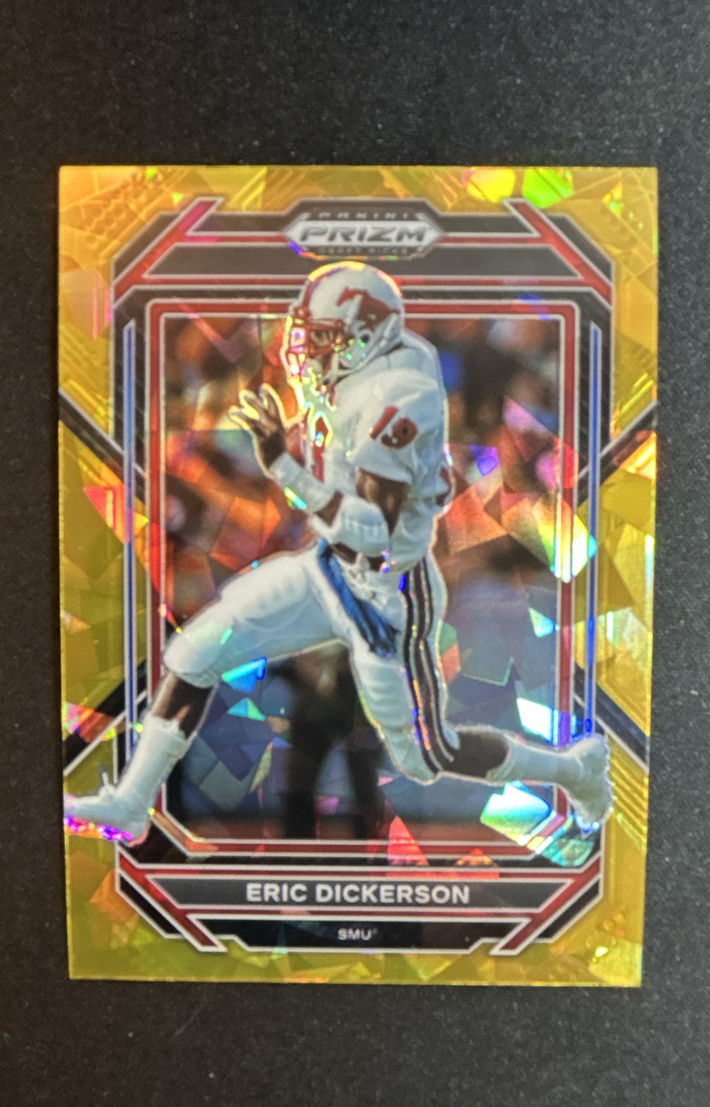 2023 Panini Prizm Draft Picks - Eric Dickerson #39 Gold Ice Prizm