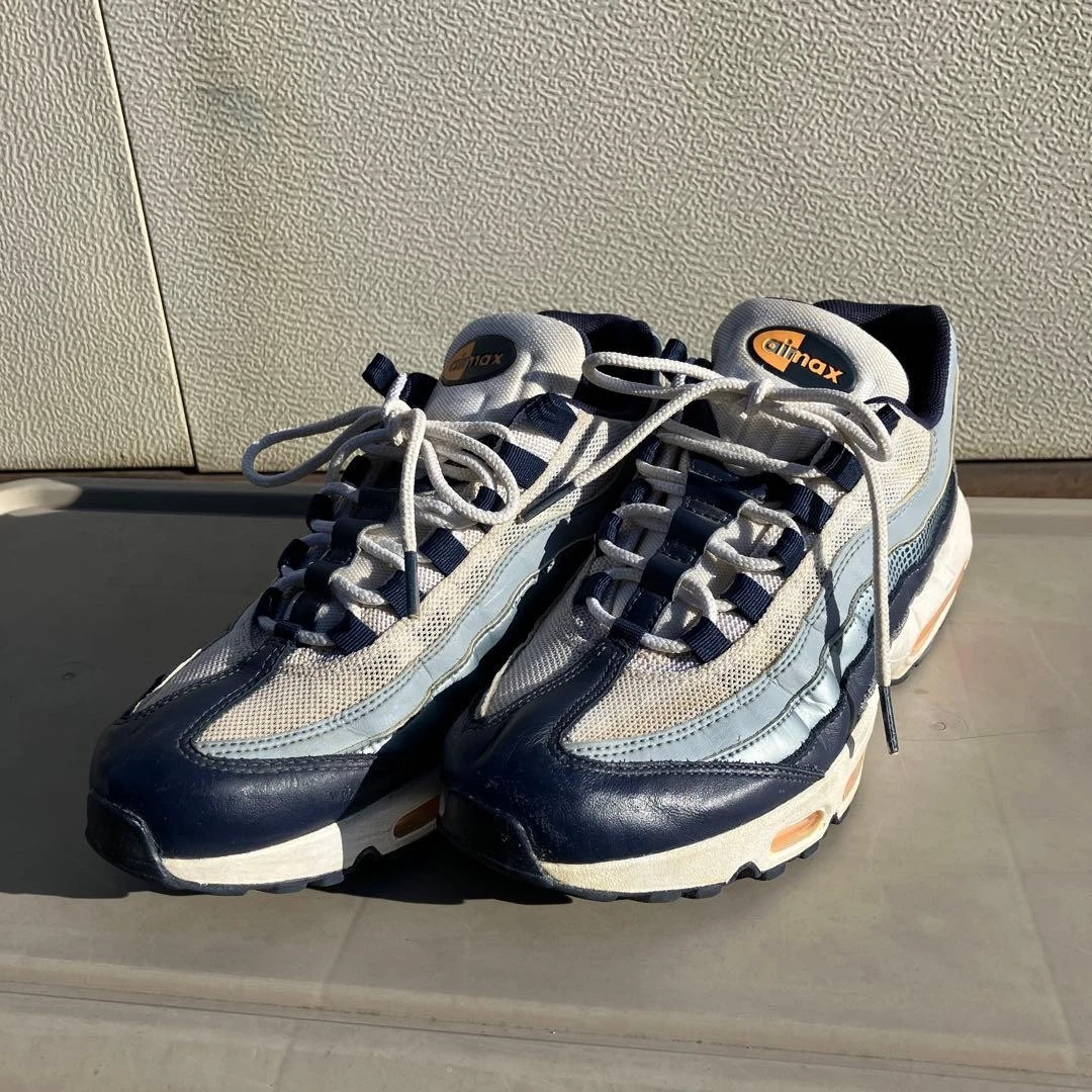 Nike Air Max 95 SE Navy Orange for Sale | Authenticity Guaranteed