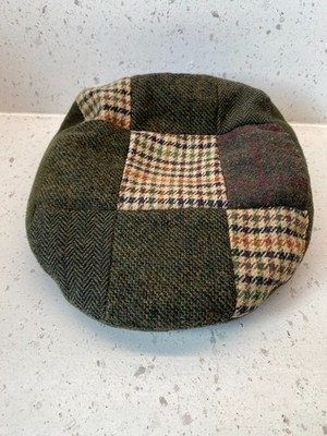 HERITAGE TRADITIONS Khaki Kariert 30% Wolle Flatcap One Size (B5)