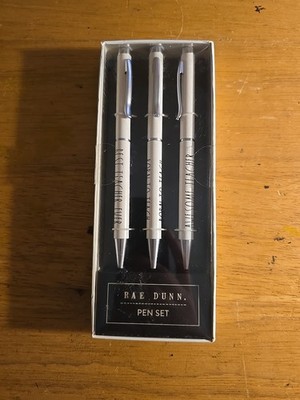 Rae Dunn 2018 Ball Point Pen Set Write-Create-Edit, Sealed