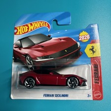 Hot Wheels Ferrari - Ferrrai 12Cilindri - Red - New Model 2026