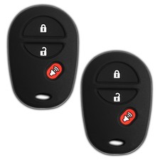 2 Key Fob Remote Skin Shell Case Cover Replacement for Toyota GQ43VT20T