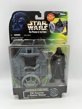 Star Wars POTF Gunner Station TIE Fighter w Darth Vader Figure Brand New 1998
