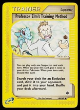 Professor Elm's Training Method Expedition Base Set 148/165 Pokemon Card on eBay
