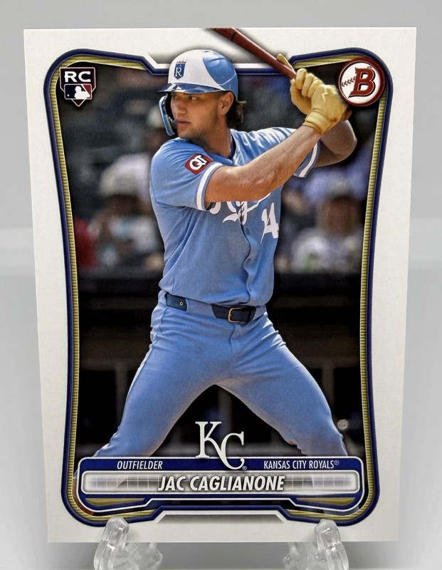 2026 Bowman Jac Caglianone Rookie Rookie Card RC Kansas City Royals #75