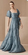 Anthropologie BHLDN Beatrice Organza Maxi Dress Size 12