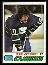 1977-78 Topps - Dennis Ververgaert #56 Vancouver Canucks EX
