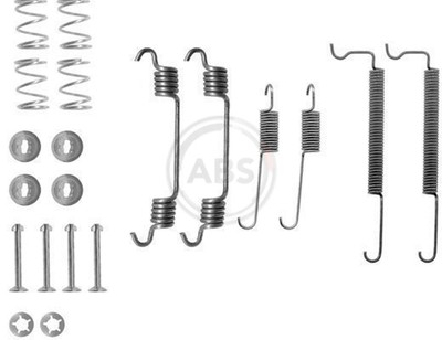 A.B.S. Zubehörsatz Bremsbacken 0709Q für OPEL ASTRA TIGRA TR CORSA CC S93 T92