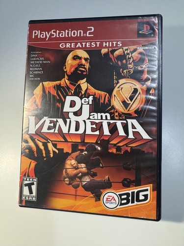 Def Jam Vendetta (Sony PlayStation 2 PS2, 2003) CIB Complete Manual Tested - Bild 2 von 12
