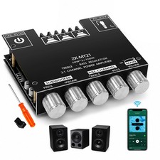ZK-MT21 2.1 Channel Bluetooth Amplifier Board – Mini 12V-24V Audio Amplifier ...