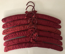Vintage 1970s Lot of 6 Scented Padded Hangers Rare Color