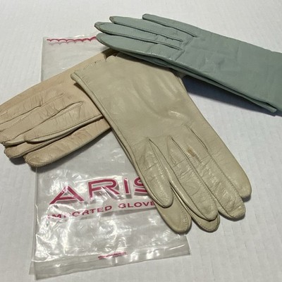 3 pairs of Vintage Women s Leather gloves