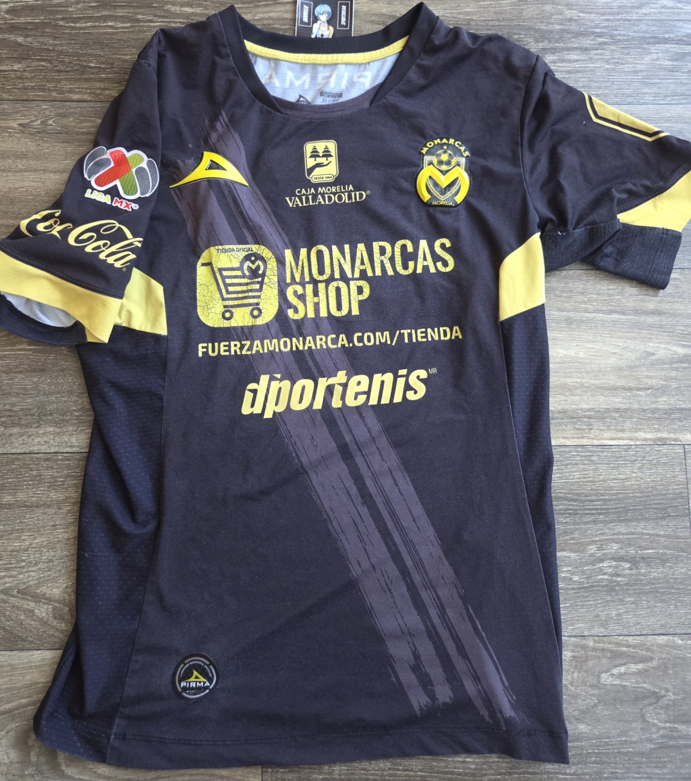 Pirma Monarcas Morelia 18/19 Away Player Futbol Soccer Jersey Mens Size Small