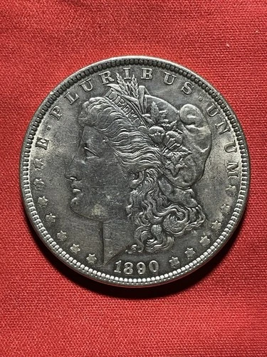 Morgan Silver Dollars 1890-P BU And 1884-O BU  Lot Of 2 # 20-B and #50-B