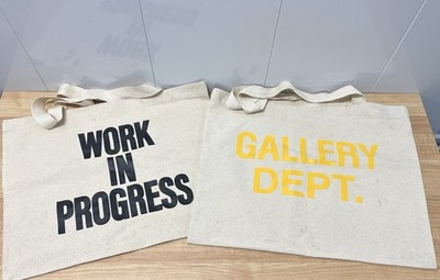 Authentic Gallery Dept. Oversized Canvas Tote Bags - “Work In