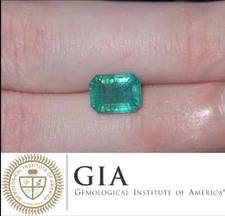 2.51 Ct GIA CERTIFIED Natural Emerald Octagon Shape Cut Faceted Loose Gemstone