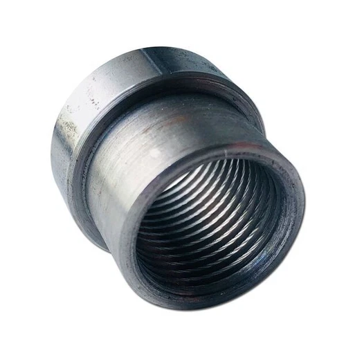 LavaLock® Thermometer Weld on Stepped Bung Steel  1/2" NPT pipe thread .5 in