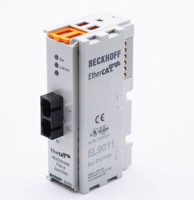Beckhoff EK1521 EtherCAT Multimode Fibre Junction + EL9011 -used-