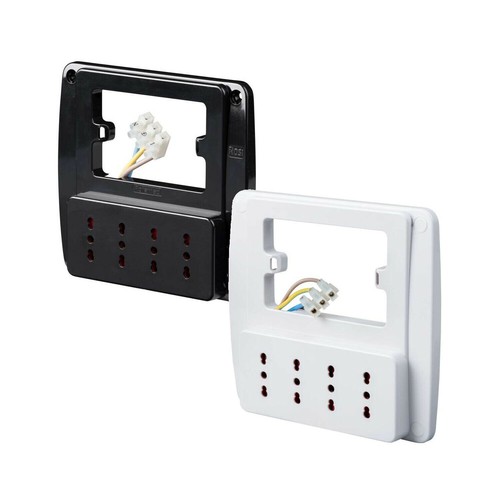 MULTIPRESA NERA RS94131 EMILIA SMART SALVA SPAZIO CON PRESE BIVALENTI 10-16A - Foto 3 di 3