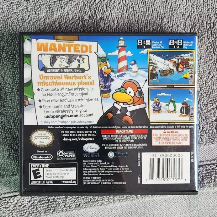  Club Penguin: Elite Penguin Force - Nintendo DS : Disney  Interactive: Everything Else