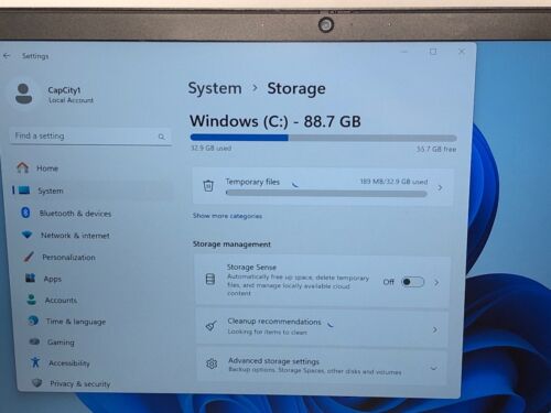 Lenovo 14W GEN 2 Laptop 4GB 128SSD AMD 3015e Radeon Graphics Black - Picture 3 of 12