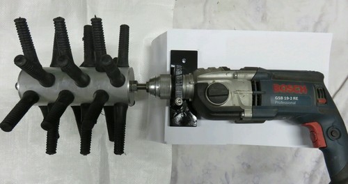 Geflügelrupfmaschine Mit 18 Fingern - Edelstahl Für Huhn & Ente