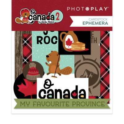 Crafts DieCuts O Canada 2 eh? Syrup Pancakes Maple Leaves Cartoon Beavers Hockey