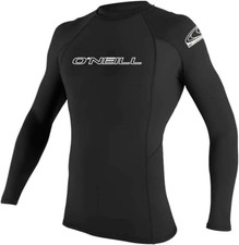 Men'S Basic Skins UPF 50 Long Sleeve Rash Guard
