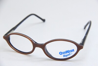 OSHKOSH B'GOSH OK 552 002 BROWN BLACK AUTHENTIC FRAMES EYEGLASSES 44-16