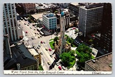 Water Tower From The John Hancock Center Chicago Illinois Vintage Unposted