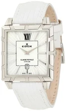 Edox Women's 26022 3 NAIN Classe Royale Rectangular Date Watch