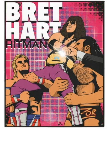 Bret Hart Wrestling Prints