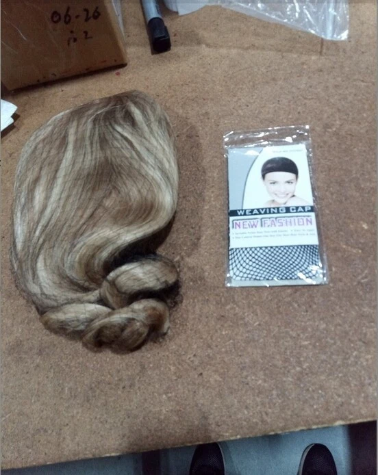 Blonde Highlights Lace Front Wig 100% Human Hair Wig - Image 2 of 4