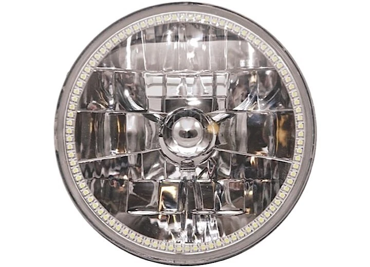 甲骨文通用预安装灯 5.75 英寸密封光束白色光环车头灯 — 第 2/4 张图片