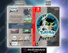 Pokémon Legends: Arceus Game Case/Custom Cover (Nintendo Switch, 2022) - NO GAME