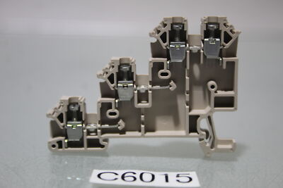 19 Stück Weidmüller Reihenklemme DLI 2,5 (C6015-R34)
