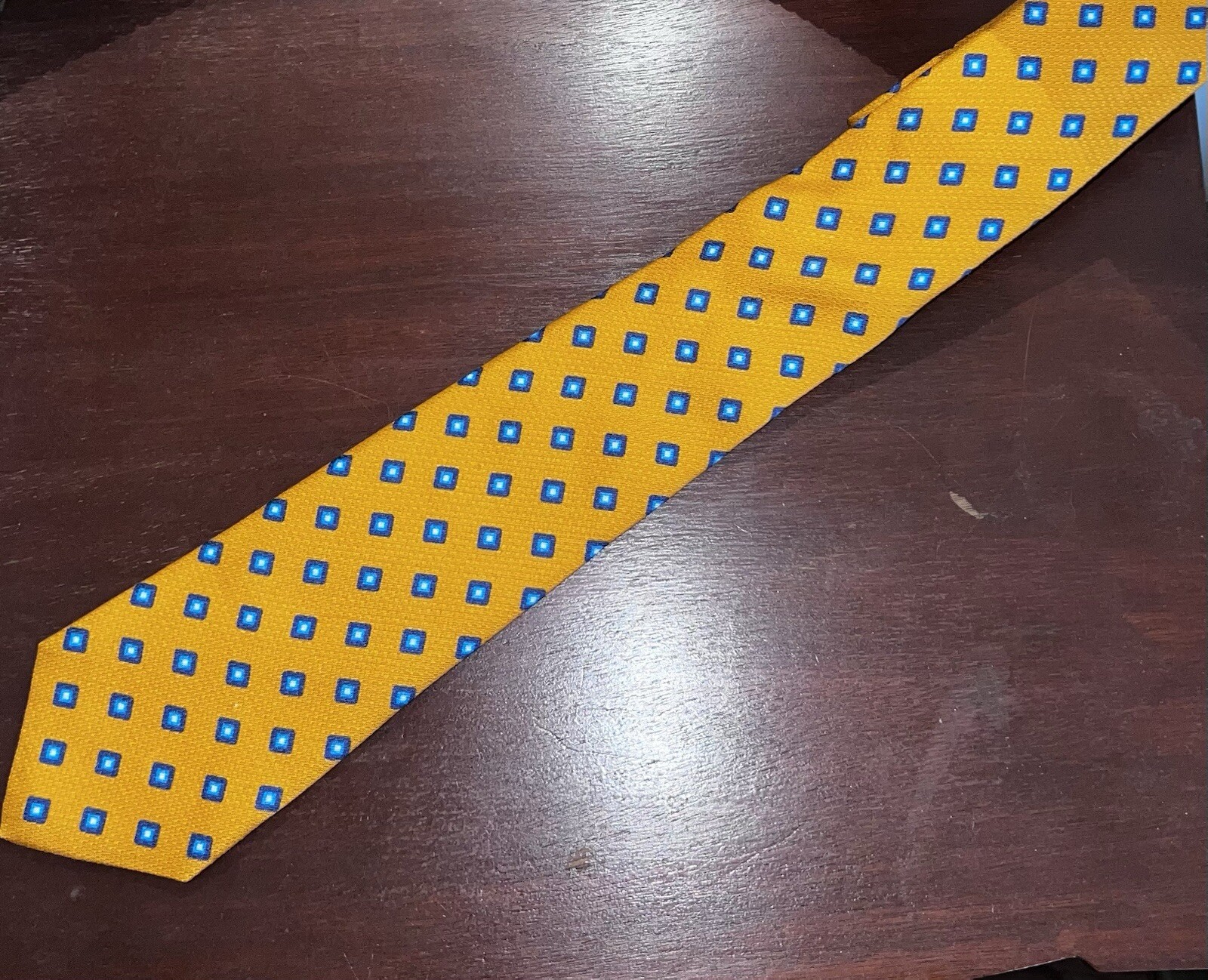 Isaia 7 Fold Silk And Linen Tie