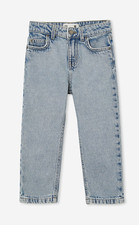 Cotton:On Kids Boys Regular Fit Jean Classic Straight Bells Light Blue Size 5