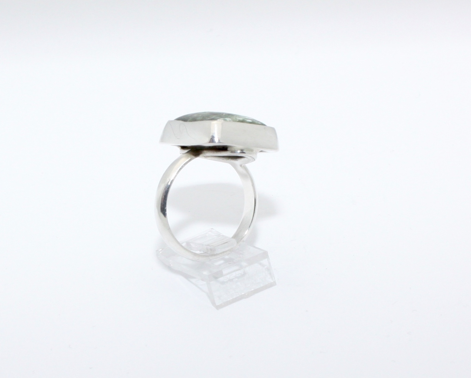 GENUINE SERAPHINITE RING set in 925 STERLING SILVER Size 9 FAST FREE SHIPPING !! 2022, świetna wartość