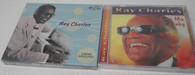 2 Ray Charles CD's Sealed Kiss Me Baby + Mess Around
