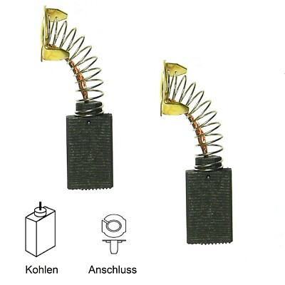 2x Kohlebürsten Motorkohlen 6.5x13.5x16/18mm Für Makita Bohrer 5100DR 5103 5201 5401 5402 5500S 5700 5800DR 5900DR 7104L 7305H 7305L 8900 8900N